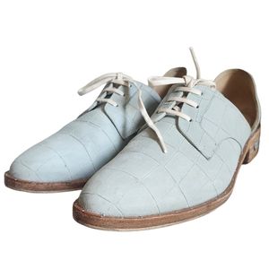 Freda Salvador Leather Wit D'Orsay Oxford Lace-Up Rare Color